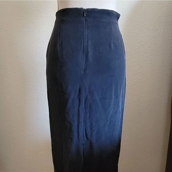 Jones NY maxi 100% silk petite skirt - Picture 3 of 9